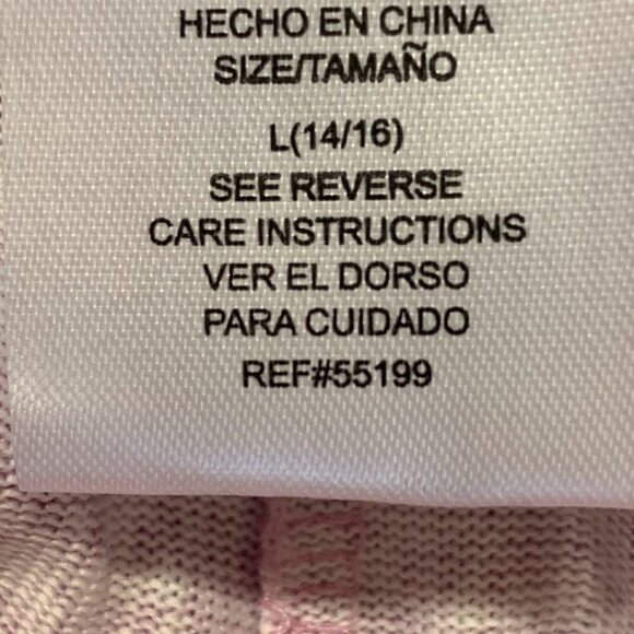 Sleep On It Girls Stars Elastic Drawstring Waist Taper Leg Pajama Pants Size L - Picture 10 of 14